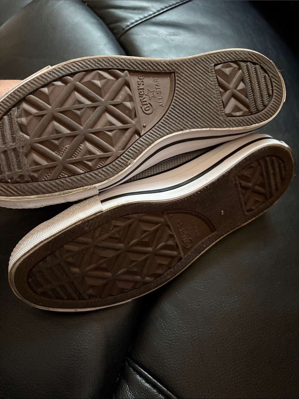 Converse Light Gray Knit All Star Low Top Sneakers - Picture 6 of 9